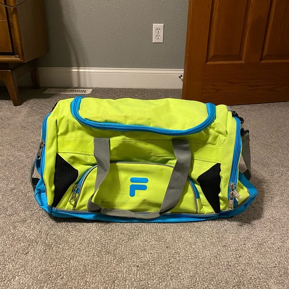 Fila Handbags - Fila neon green small duffle bag